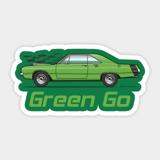 Green Go Sticker